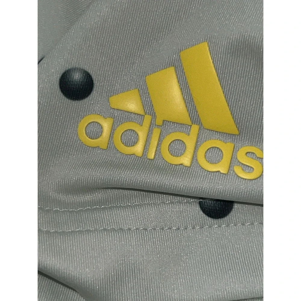 Adidas Polo Men's XL Golf Abstract Golf  Balls Print Short Sleeve Performance